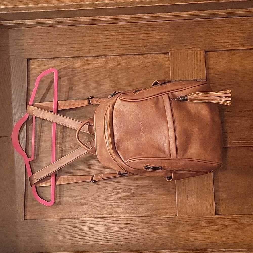 Womens leather backpack/purse